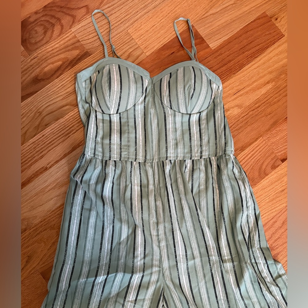 Striped Mint Green Chemise